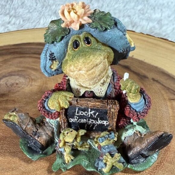 Vintage Boyds Bears Ms. Lilypond...Lesson Number One Wee Folkstone Ribbit & Co. - Picture 1 of 10